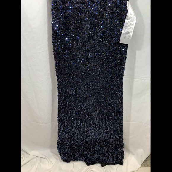 NEW IENNA for Mac Duggal Sequin Drape Back Gown - Picture 6 of 12